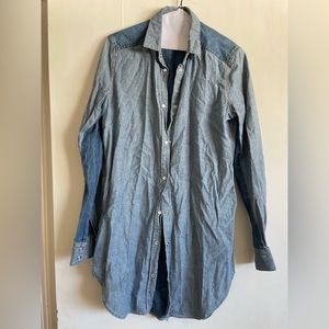 Acne pop culture denim button down